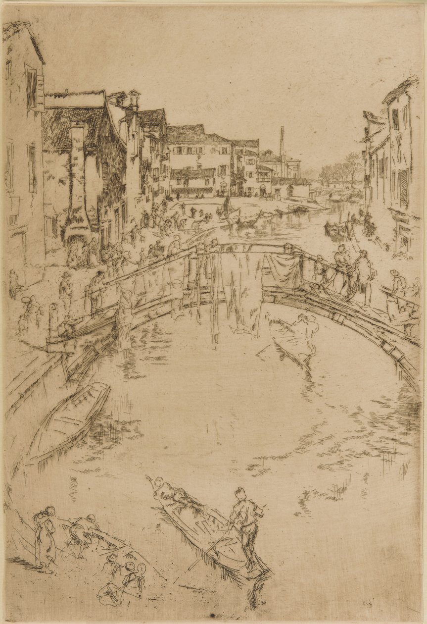 Broen, Santa Marta av James Abbott McNeill Whistler