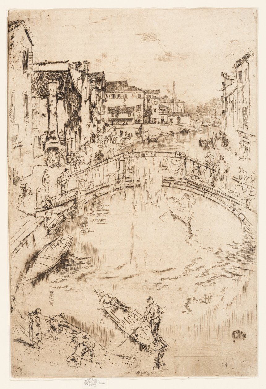 Broen, Santa Marta av James Abbott McNeill Whistler
