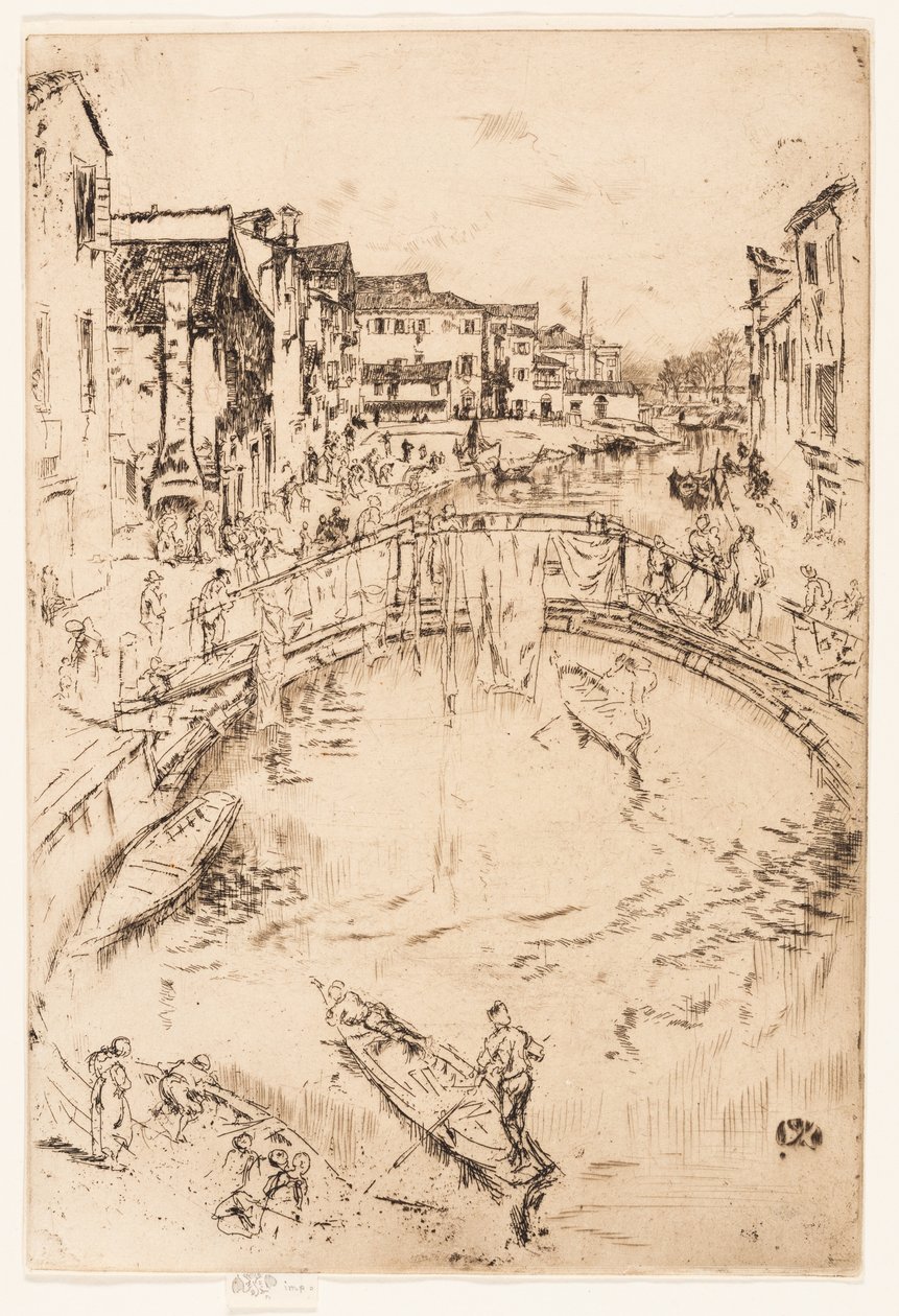 Broen, Santa Marta av James Abbott McNeill Whistler