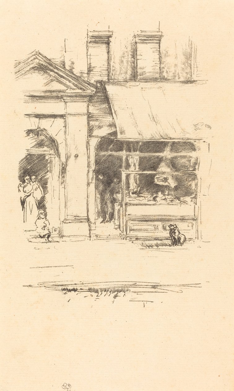 Slakterens hund av James Abbott McNeill Whistler