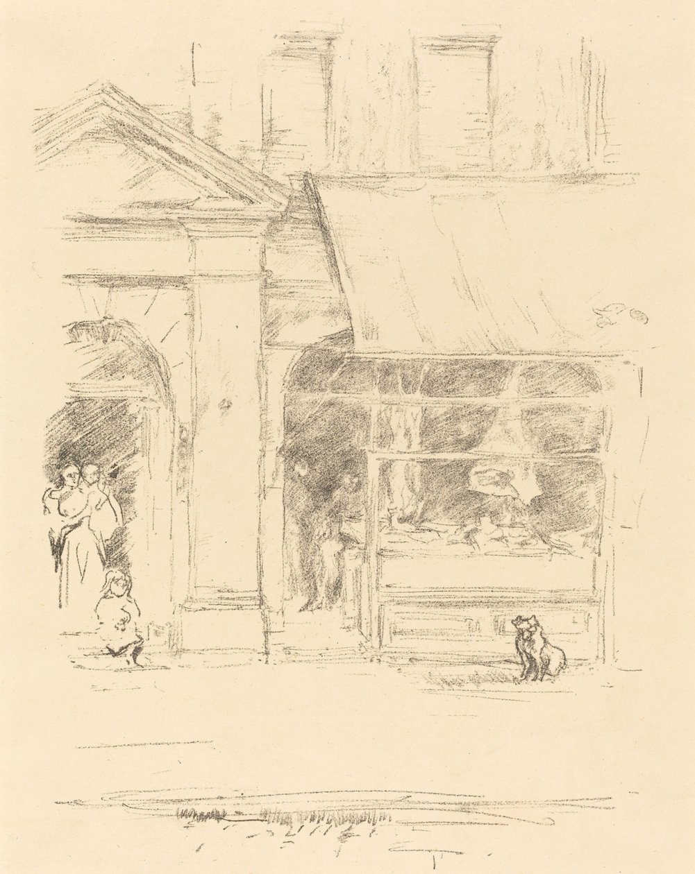 Slakterens hund av James Abbott McNeill Whistler