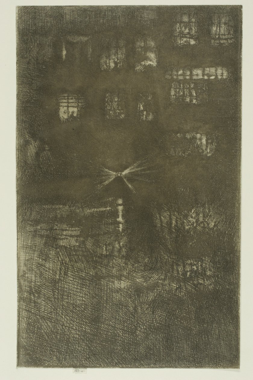 Dansehuset: Nocturne av James Abbott McNeill Whistler