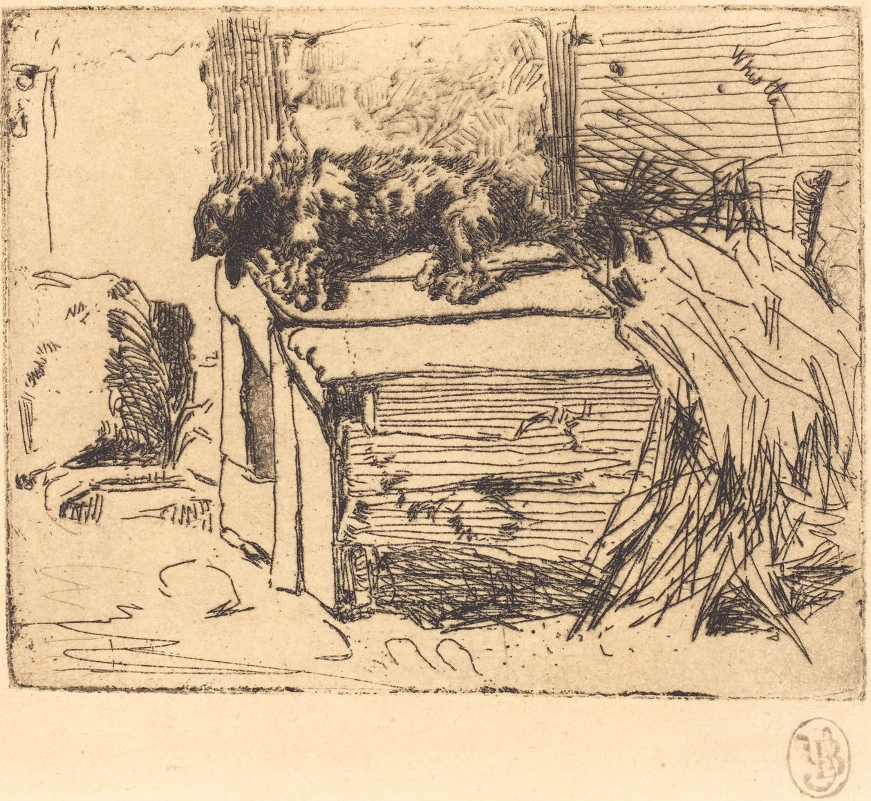 Hunden på kennelen av James Abbott McNeill Whistler