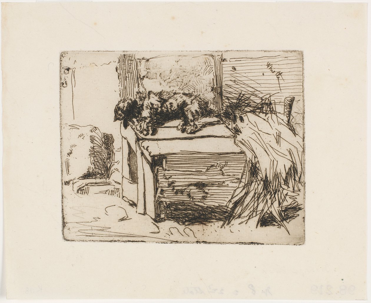 Hunden på kennelen av James Abbott McNeill Whistler