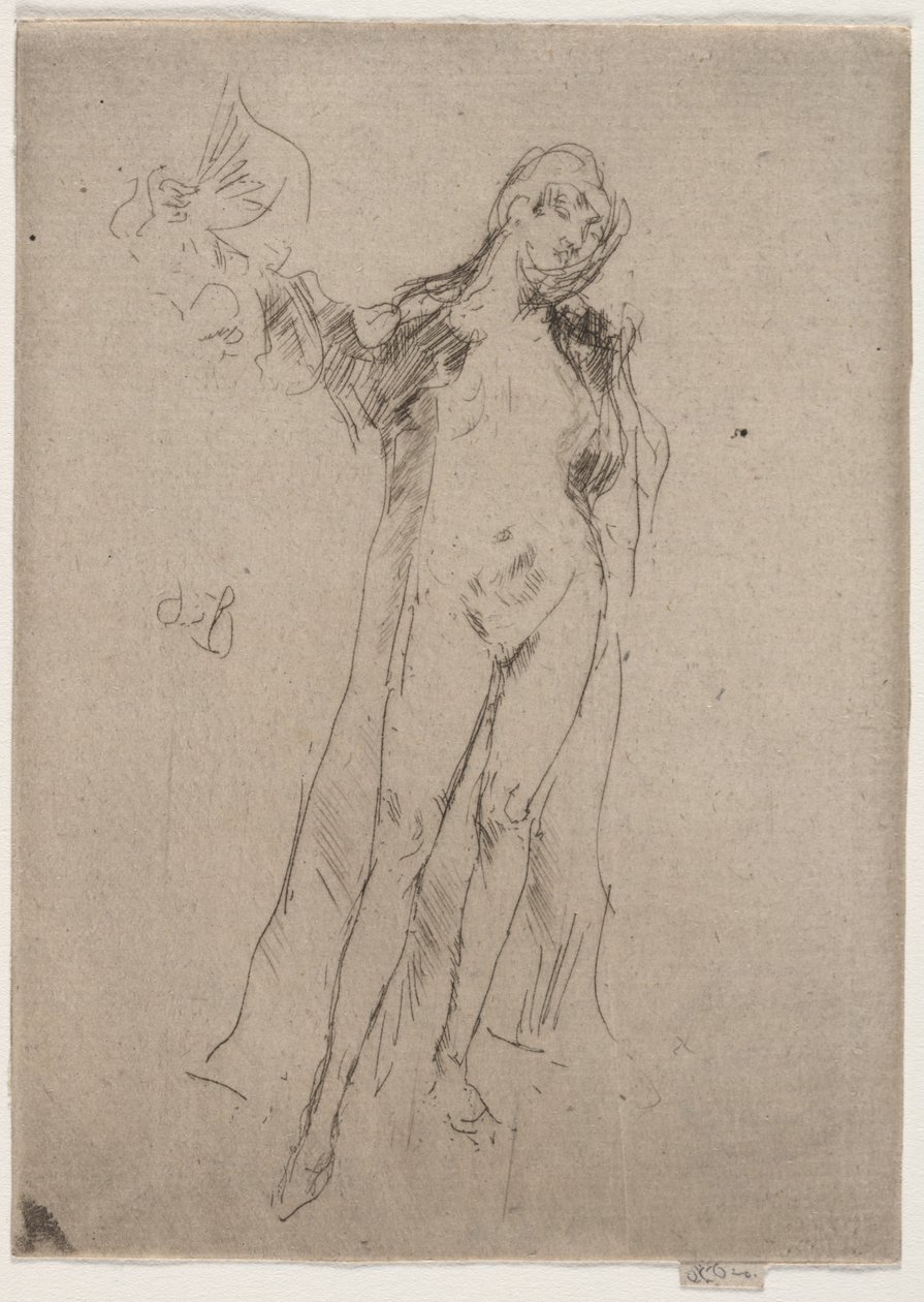 Viften (modell nr. 3) av James McNeill Whistler