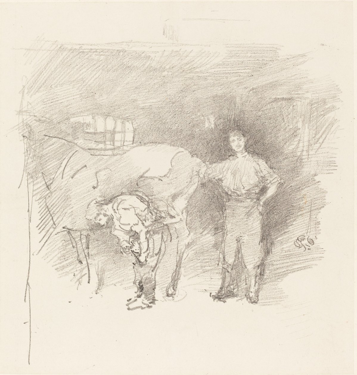 Hovslagerne av James Abbott McNeill Whistler