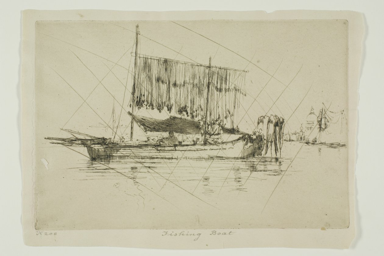 Fiskebåten av James Abbott McNeill Whistler
