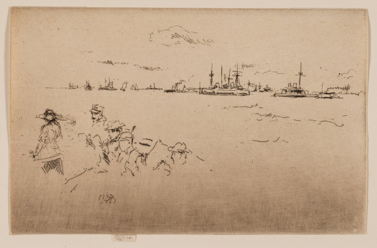 Flåten: Overvåkere av James Abbott McNeill Whistler