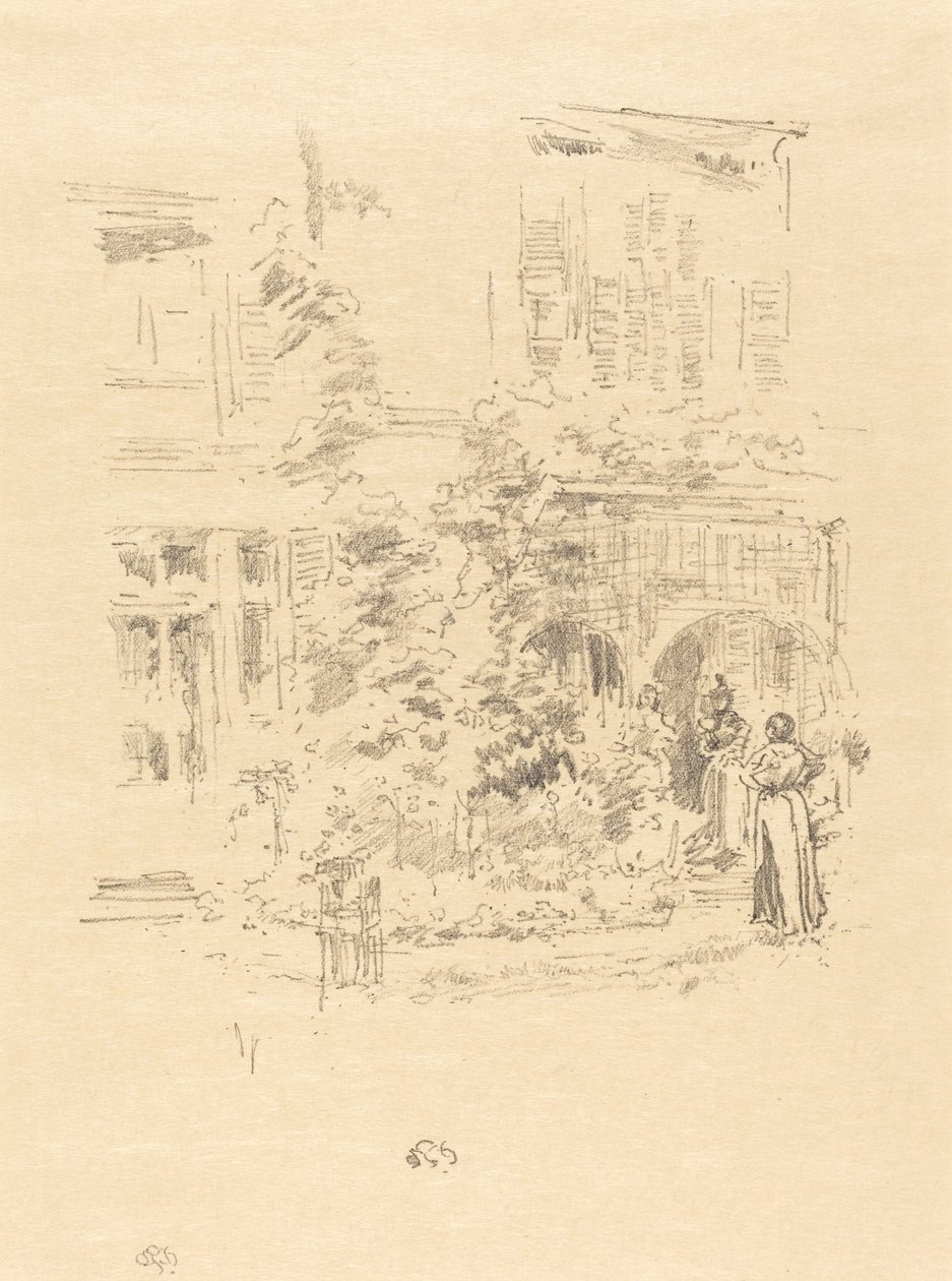 Hageverandaen av James Abbott McNeill Whistler
