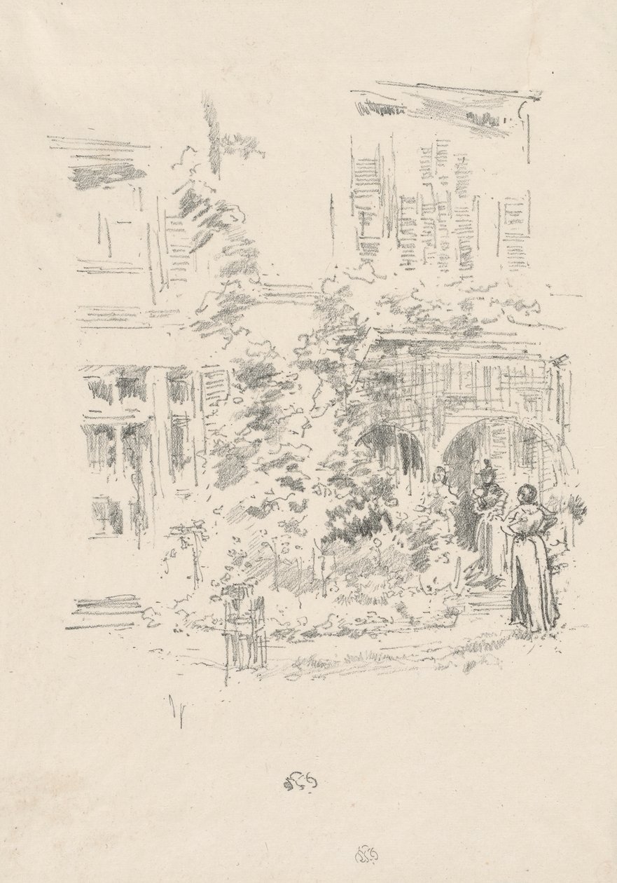 Hageverandaen av James Abbott McNeill Whistler