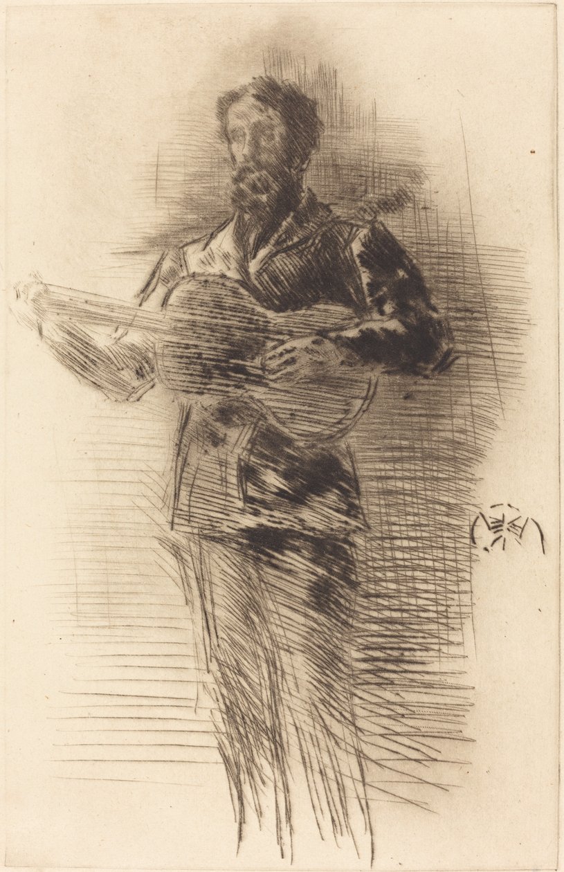 Gitarspilleren av James Abbott McNeill Whistler