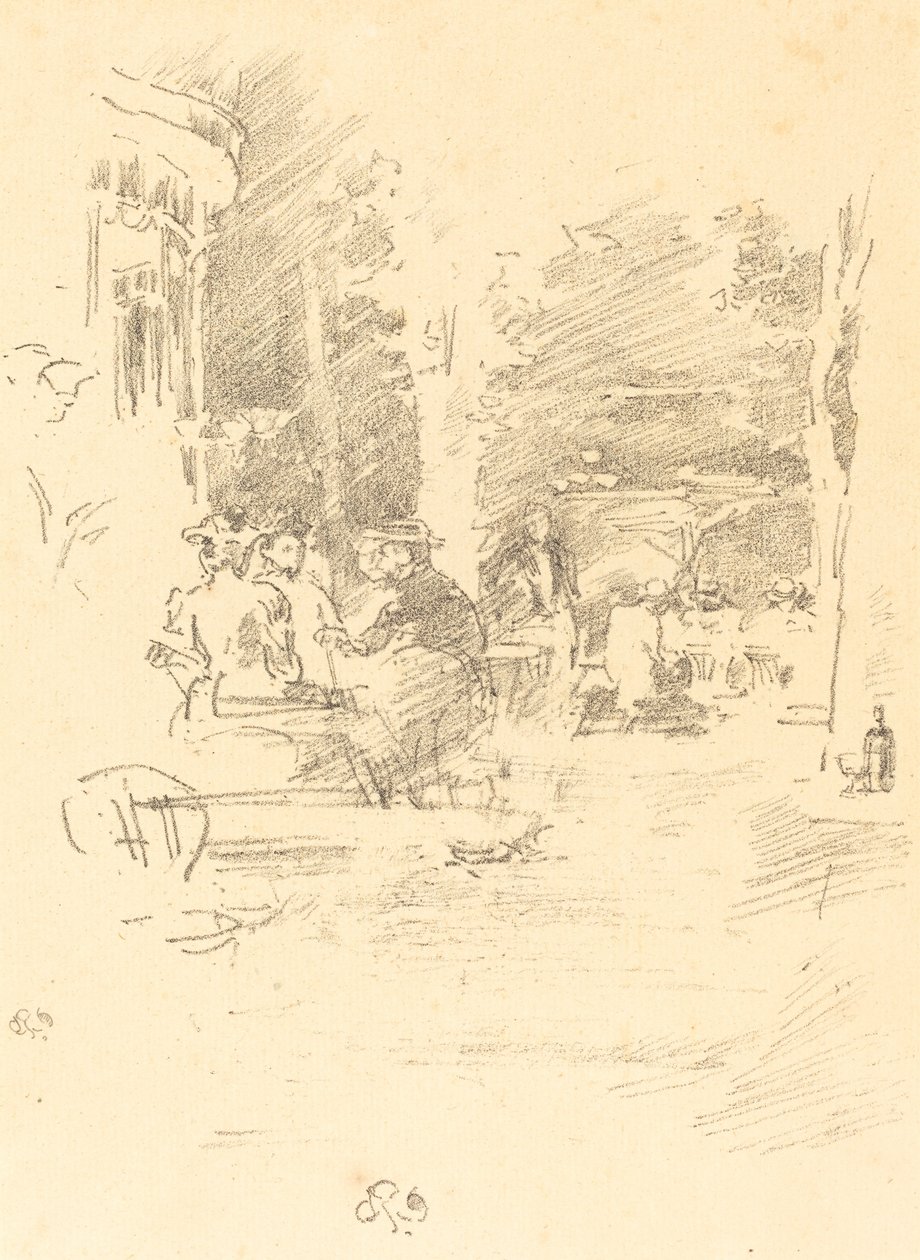 Den Lille Café au Bois av James Abbott McNeill Whistler