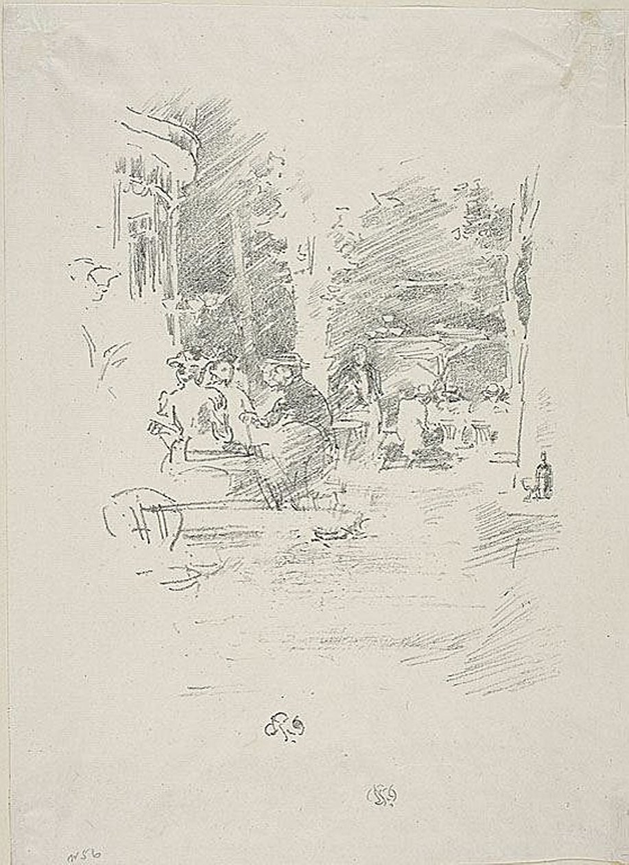 Den Lille Café au Bois av James Abbott McNeill Whistler