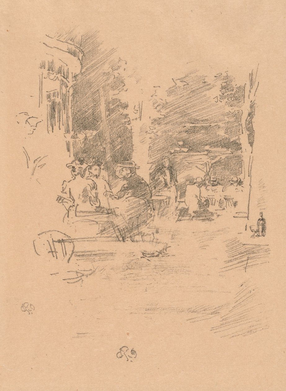 Den Lille Café au Bois av James Abbott McNeill Whistler