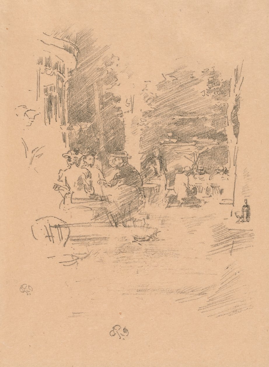 Den Lille Café au Bois av James McNeill Whistler