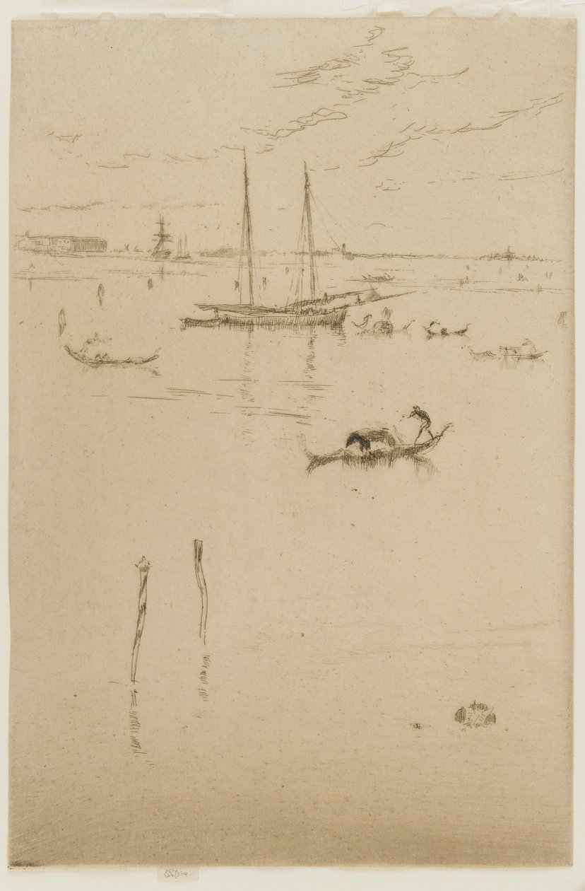 Den lille lagunen av James Abbott McNeill Whistler