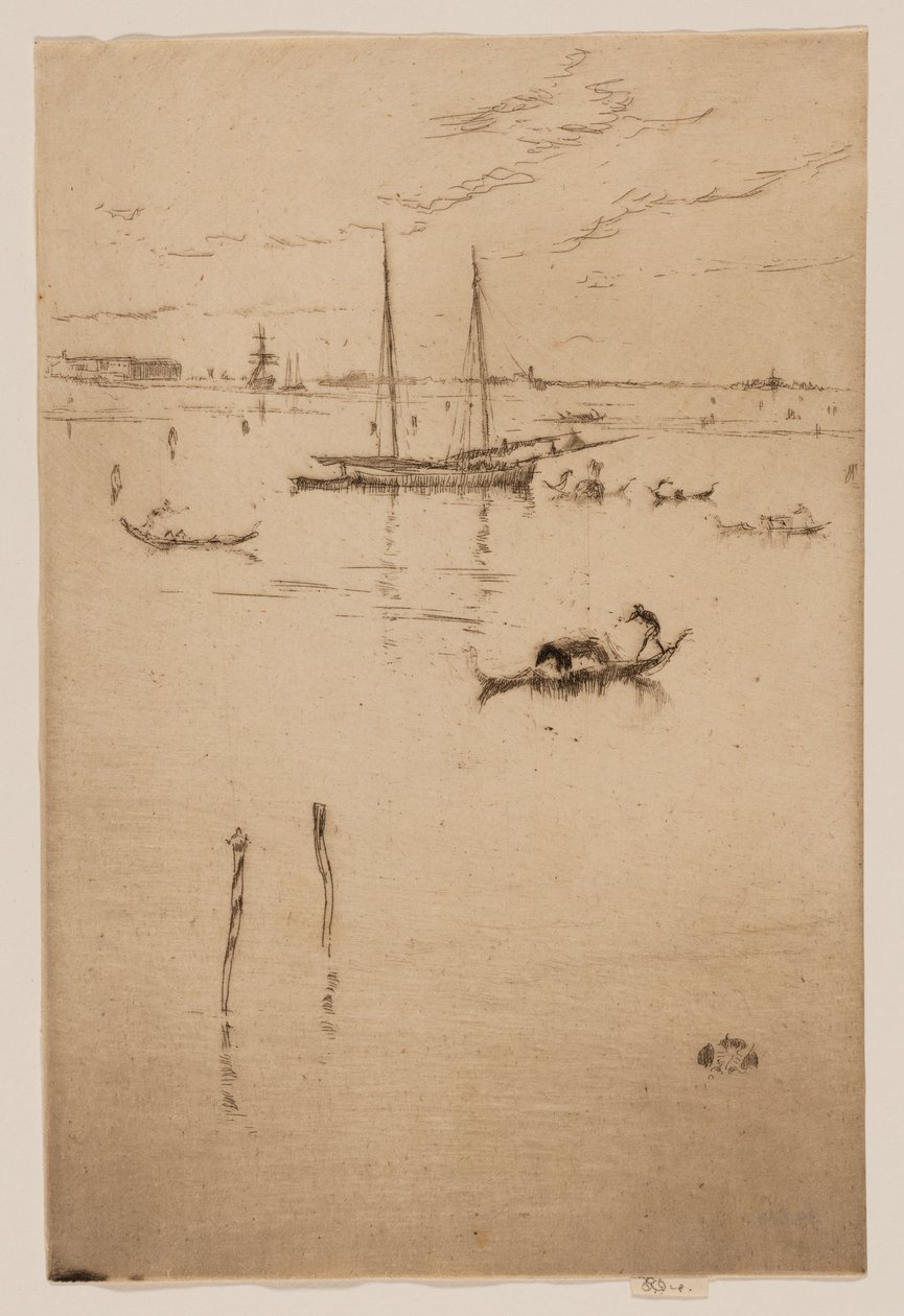 Den lille lagunen av James Abbott McNeill Whistler