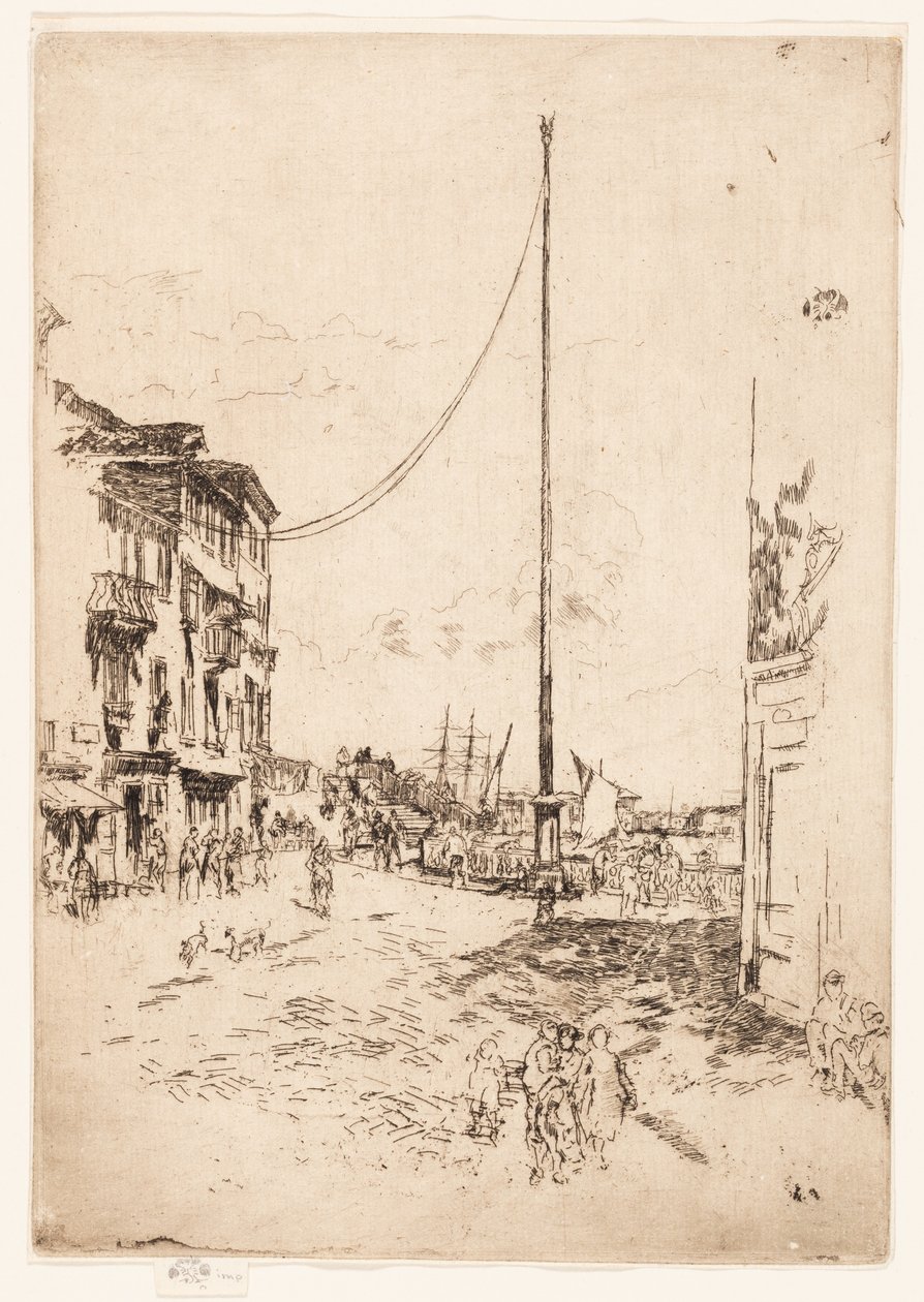 Den lille masten av James Abbott McNeill Whistler