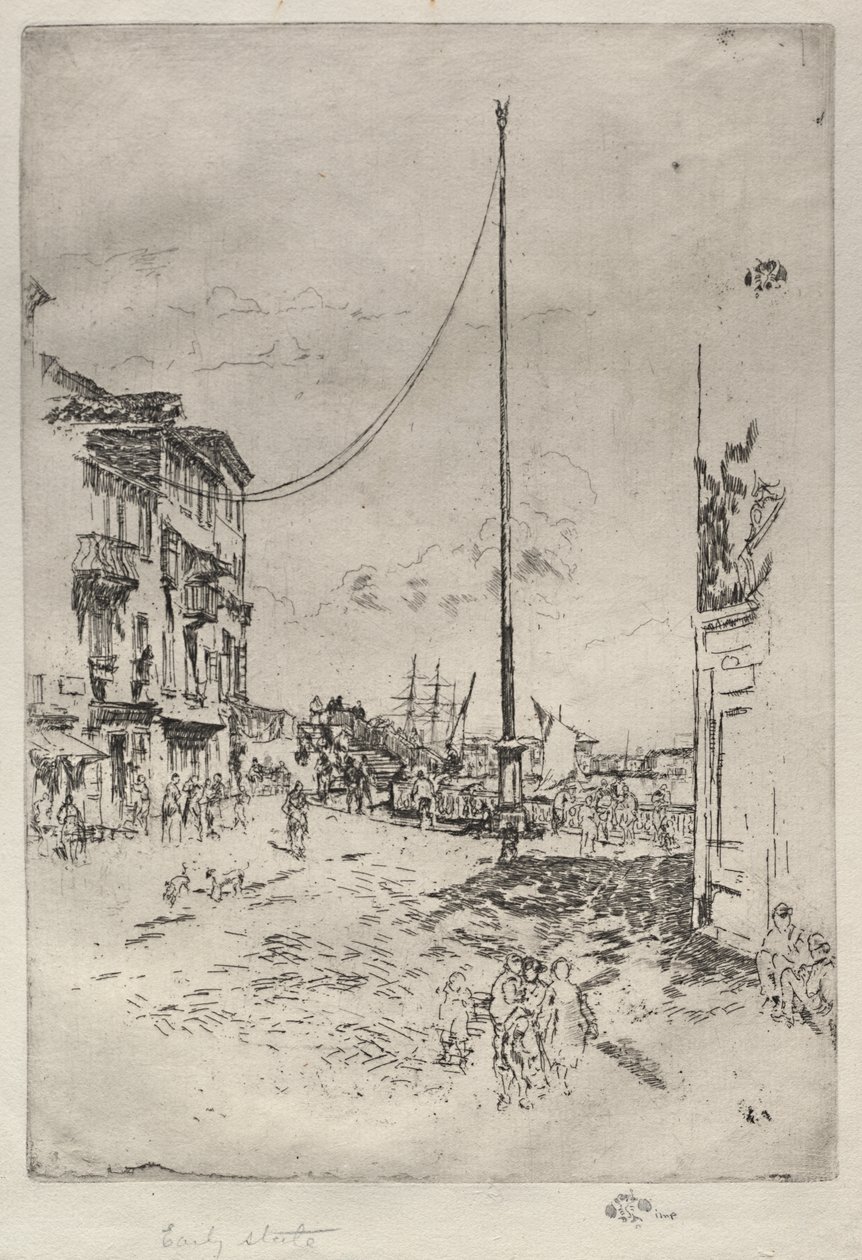 Den lille masten av James McNeill Whistler