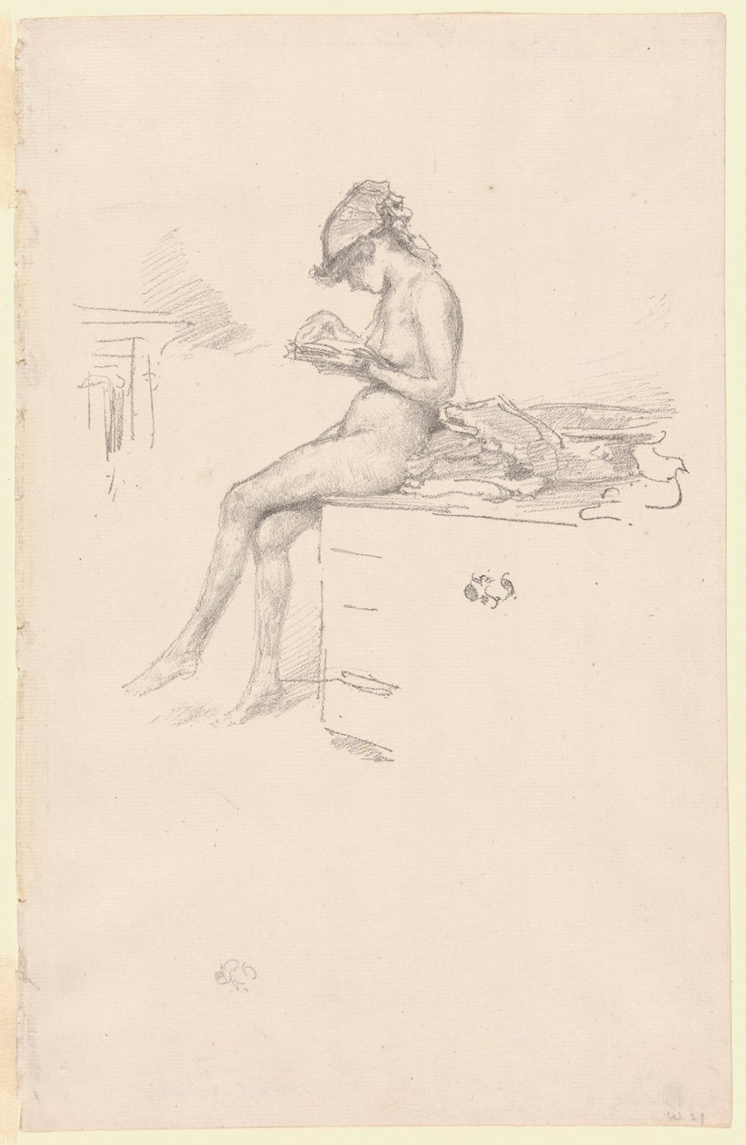 Den lille nakenmodellen, Reading av James Abbott McNeill Whistler