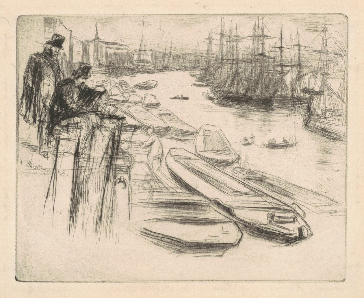 Det lille bassenget av James Abbott McNeill Whistler