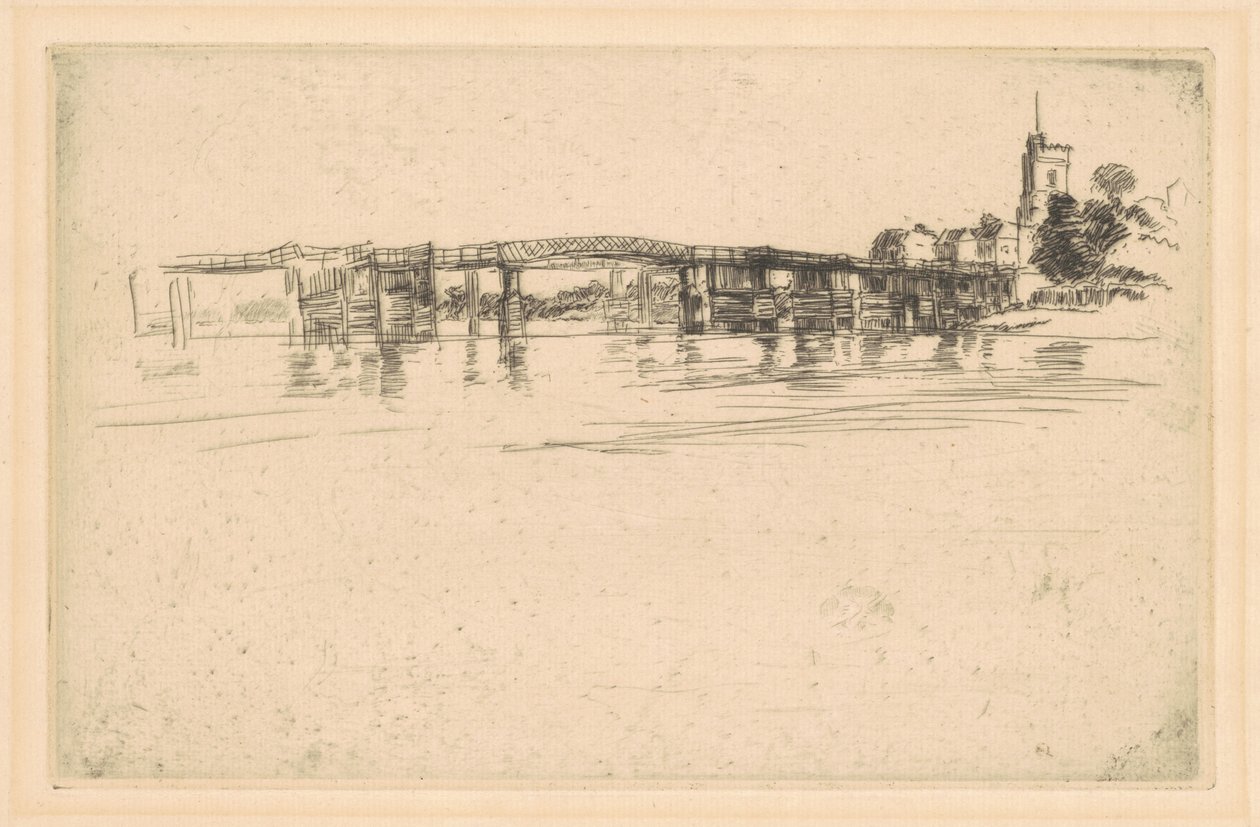 Den lille Putney, nr. 1 av James Abbott McNeill Whistler