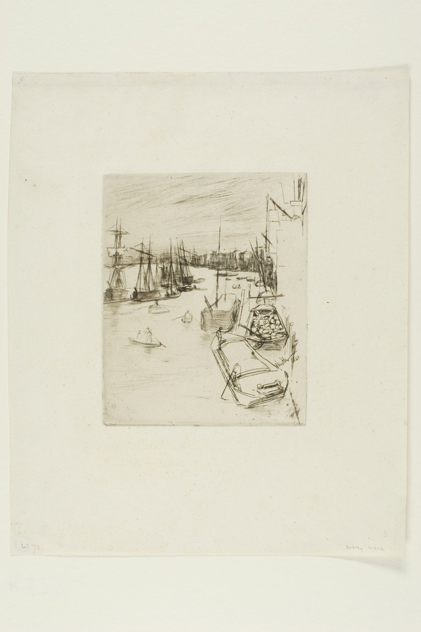 Den lille Rotherhithe av James Abbott McNeill Whistler
