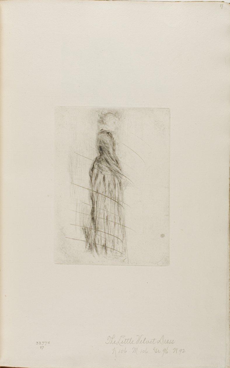 Den lille fløyelskjolen av James Abbott McNeill Whistler