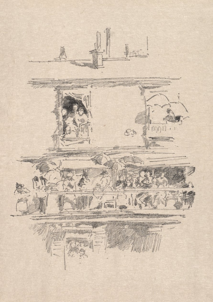 Den lange balkongen av James McNeill Whistler