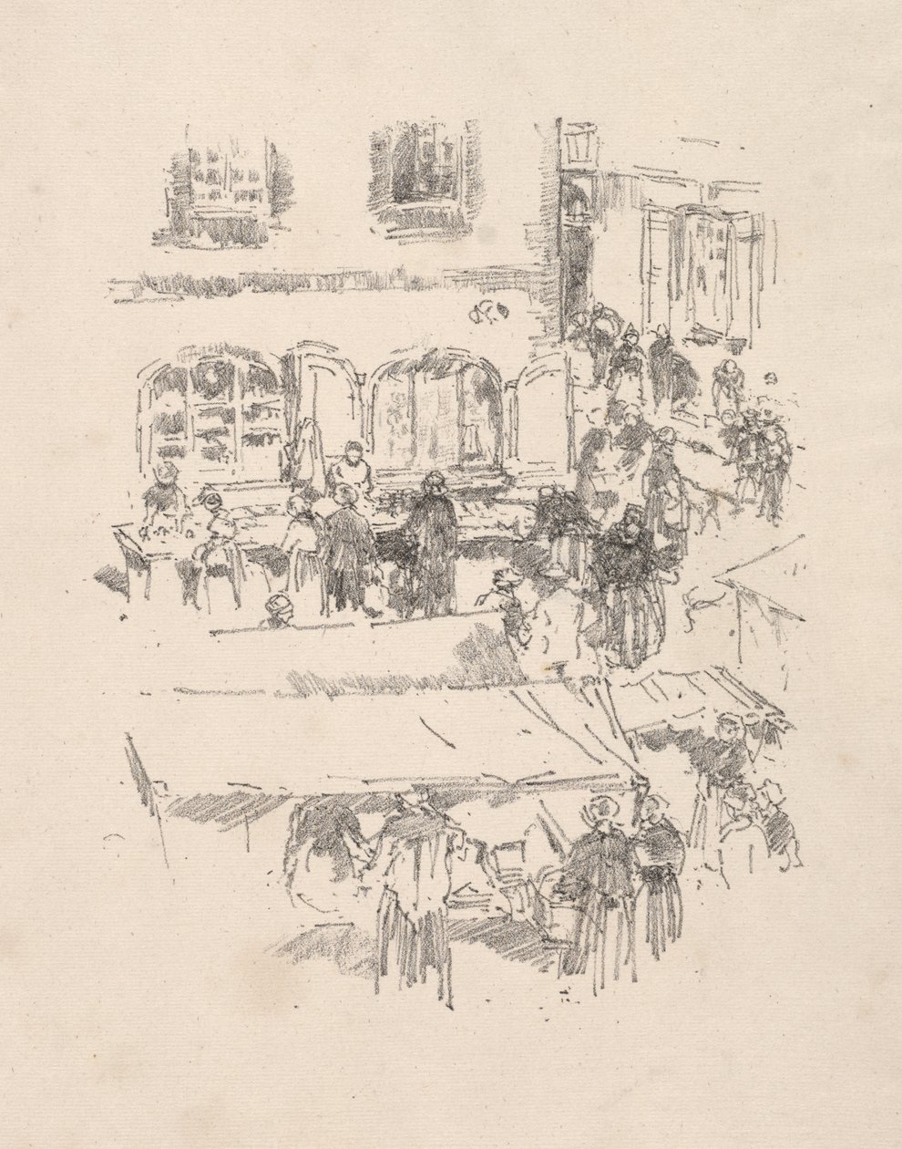 Markedsplassen, Vitre av James McNeill Whistler