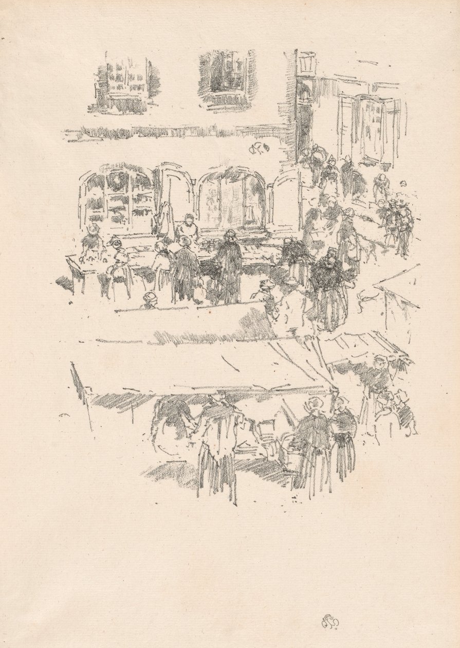 Markedsplassen, Vitre av James Abbott McNeill Whistler