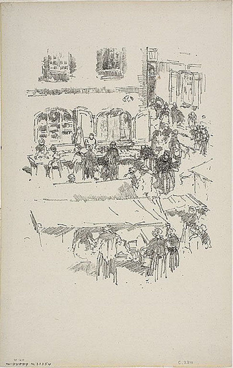 Markedsplassen, Vitre av James Abbott McNeill Whistler