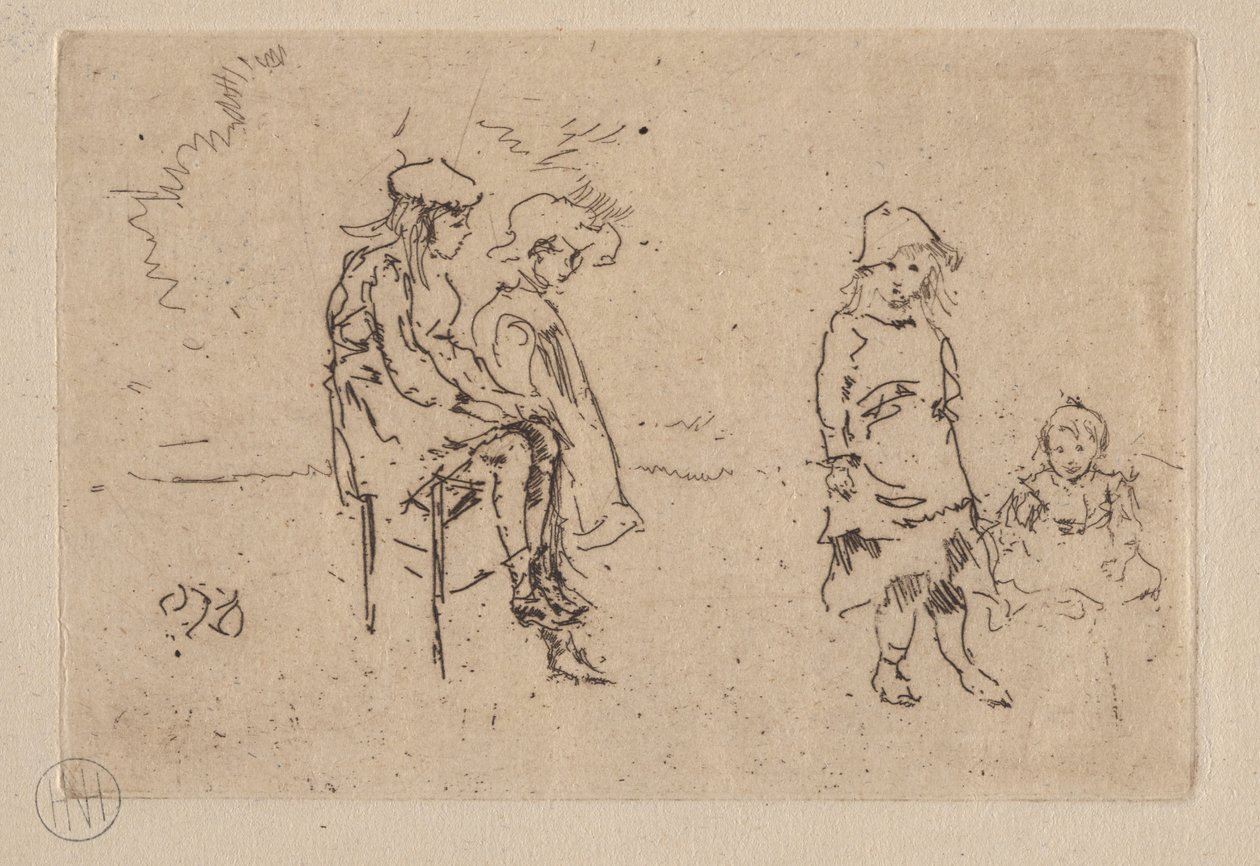 Barna i Menpes av James McNeill Whistler