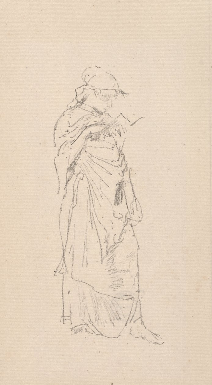Romanen - lesende jente av James McNeill Whistler