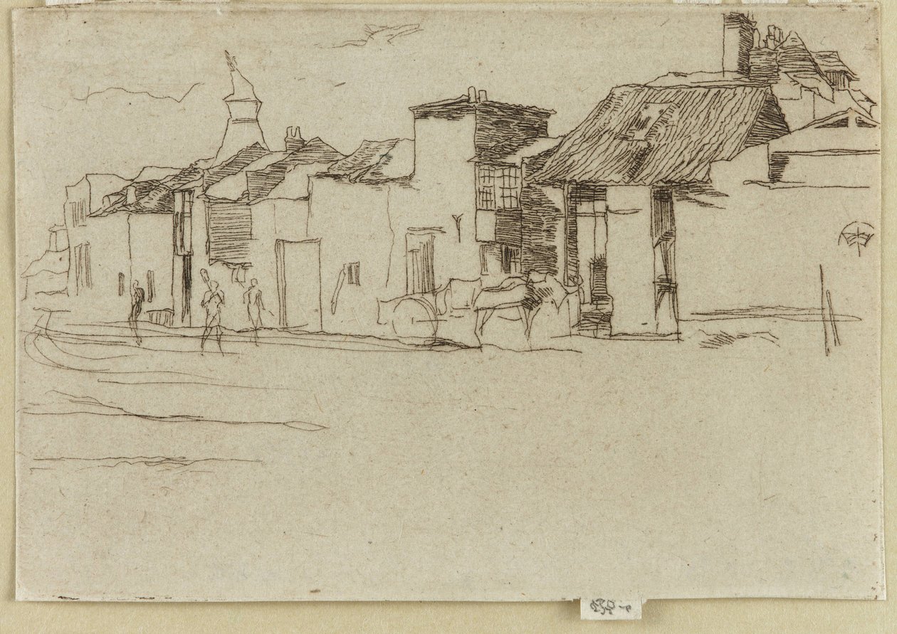 The Old Swan Brewery, Chelsea av James Abbott McNeill Whistler