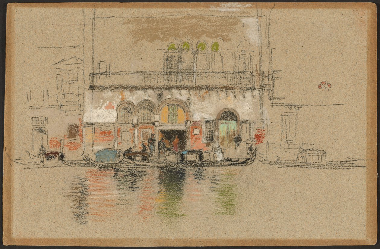 Palasset; hvit og rosa av James Abbott McNeill Whistler