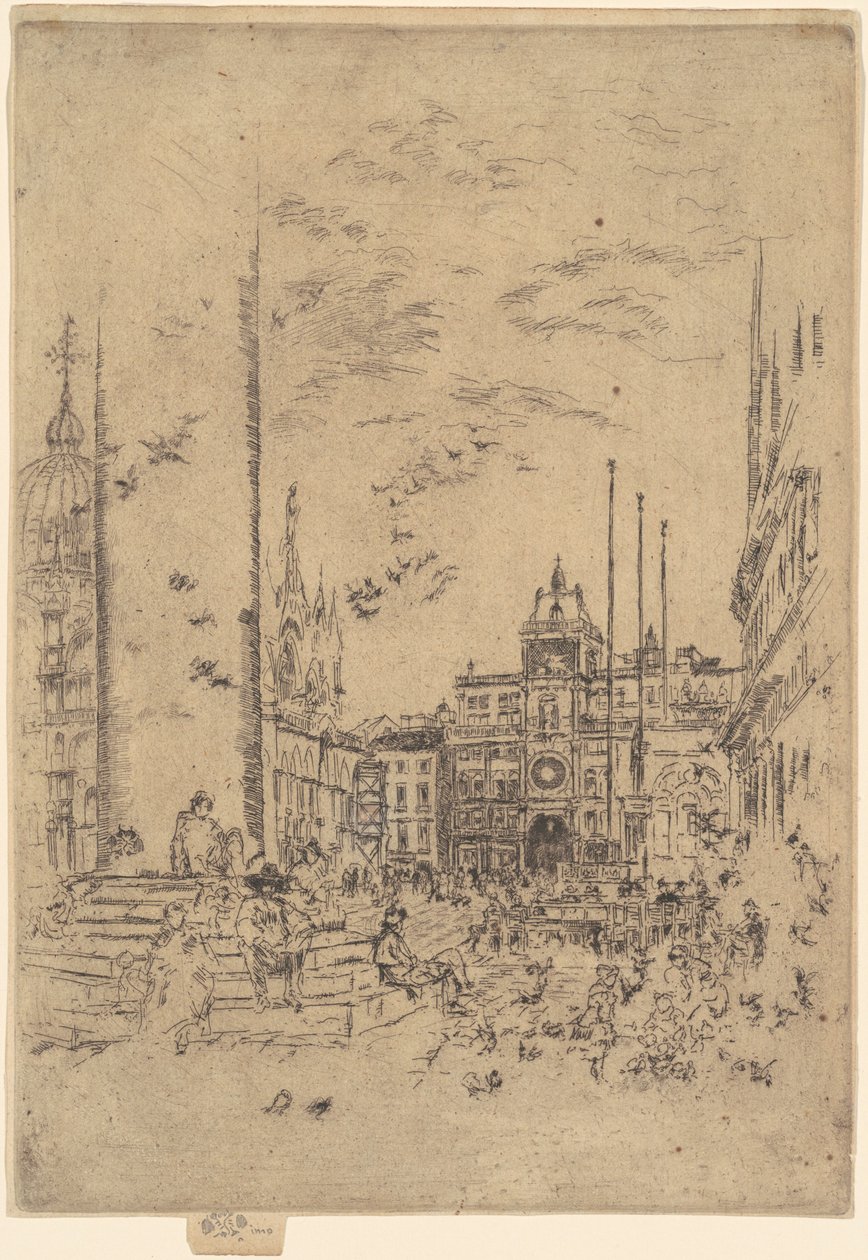 Piazzettaen av James Abbott McNeill Whistler