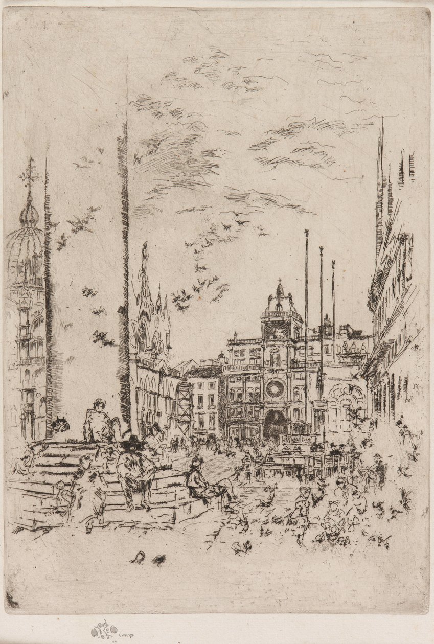 Piazzettaen av James Abbott McNeill Whistler