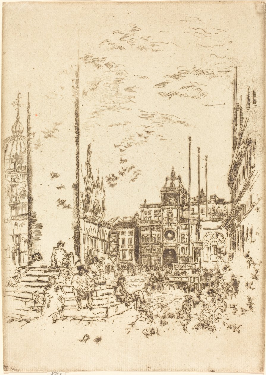 Piazzettaen av James Abbott McNeill Whistler