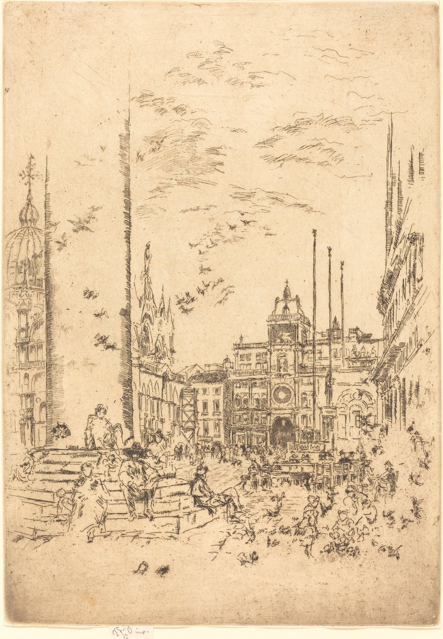 Piazzettaen av James Abbott McNeill Whistler