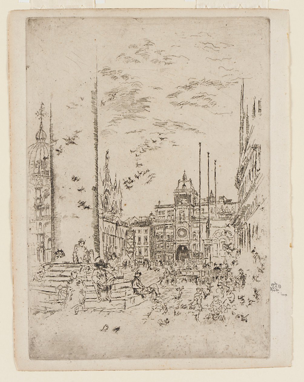 Piazzettaen av James Abbott McNeill Whistler