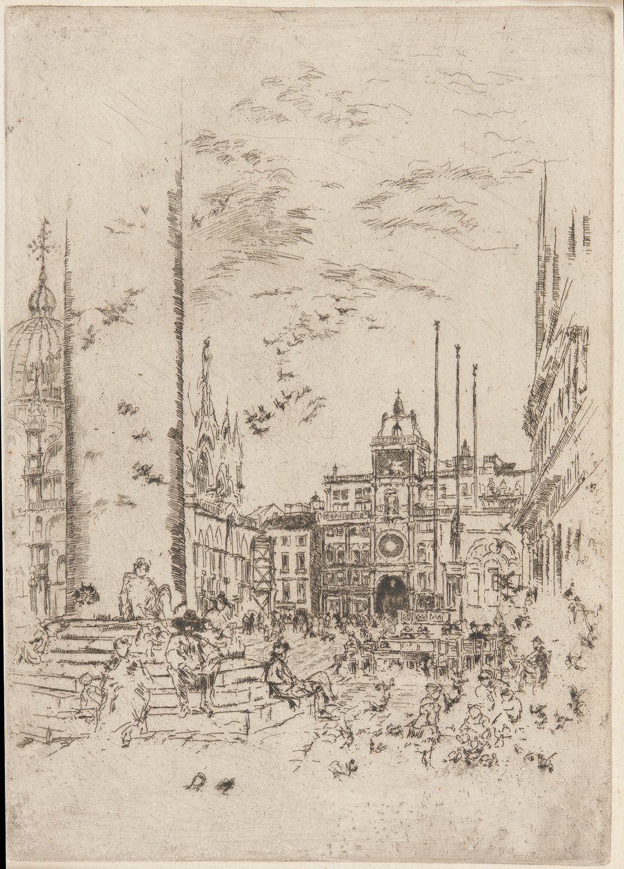 Piazzettaen av James Abbott McNeill Whistler