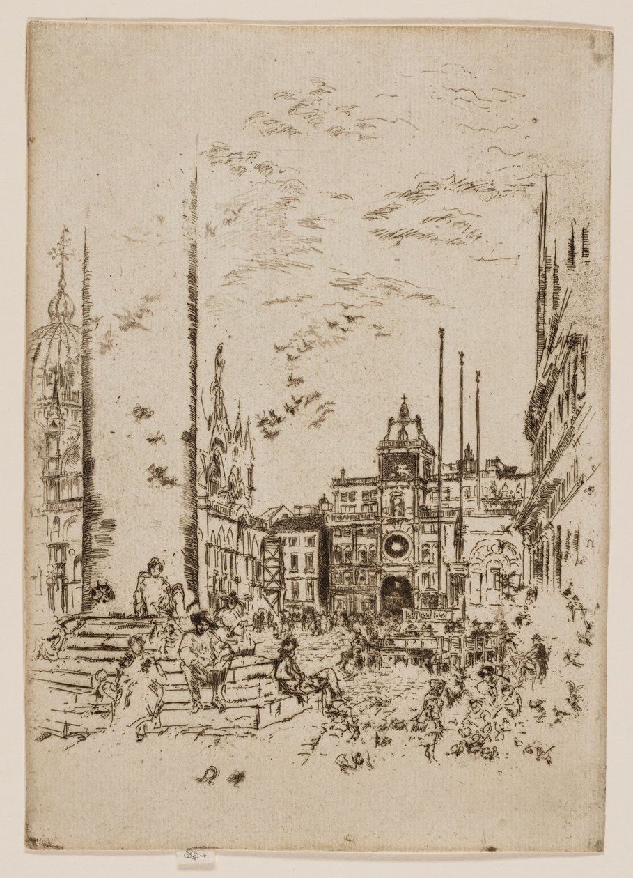 Piazzettaen av James Abbott McNeill Whistler