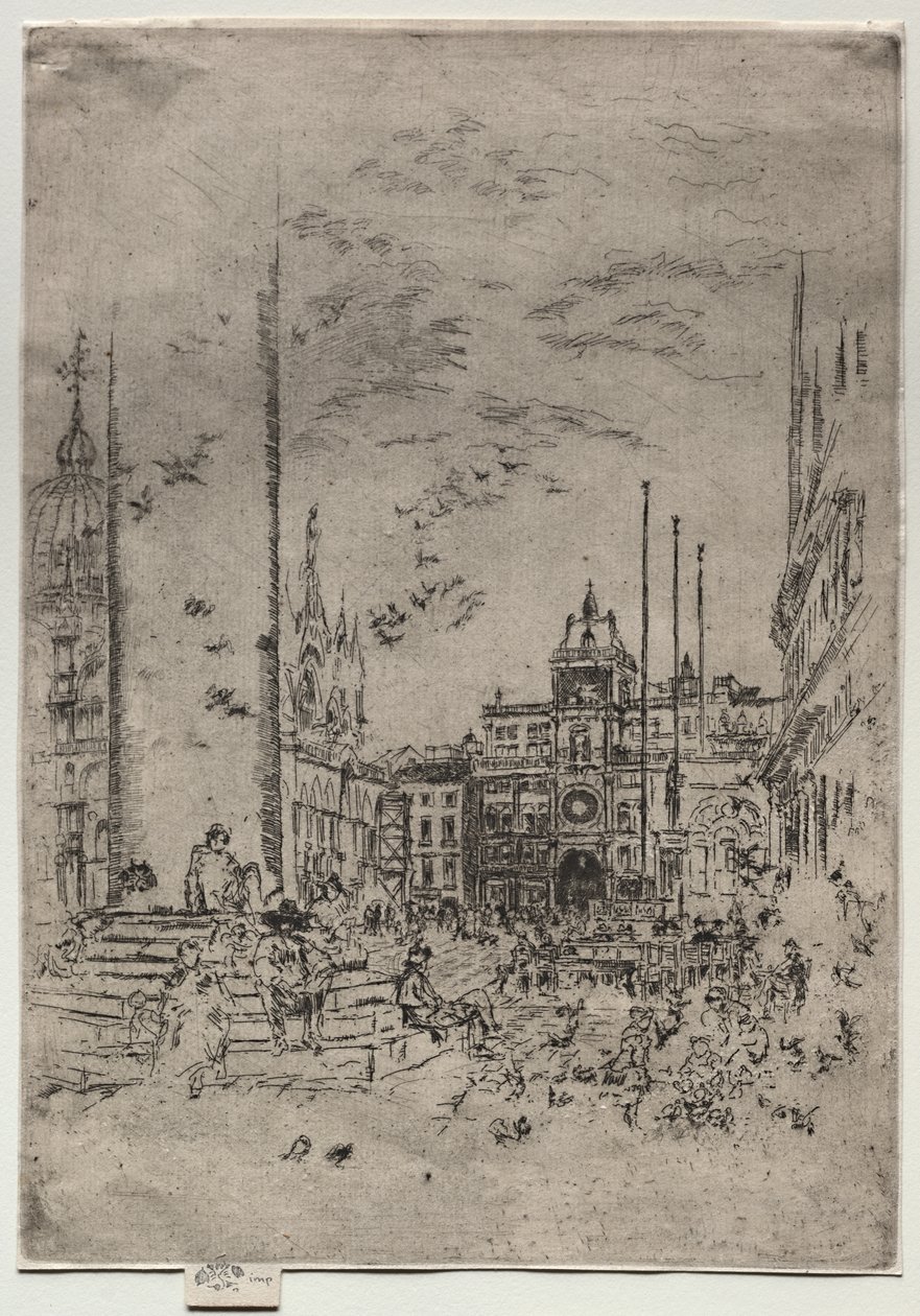 Piazzettaen av James McNeill Whistler