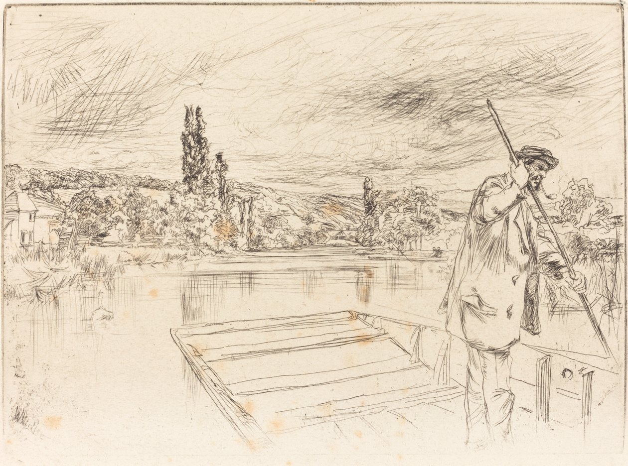 The Punt av James Abbott McNeill Whistler