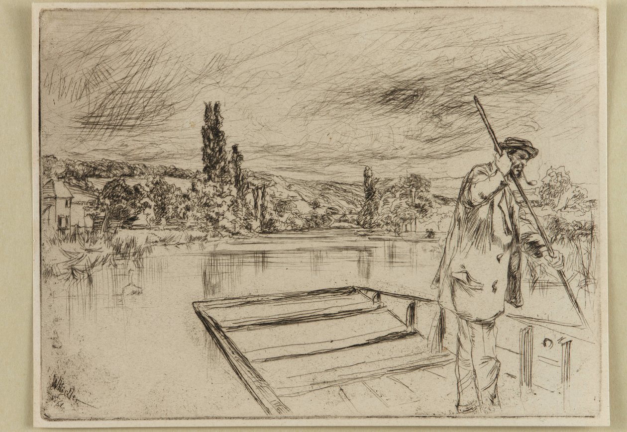 The Punt av James Abbott McNeill Whistler