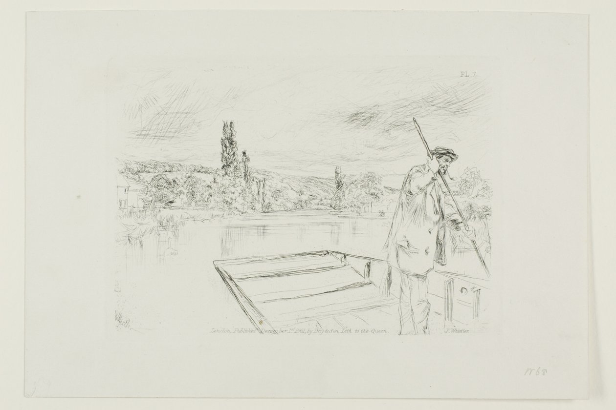 The Punt av James Abbott McNeill Whistler