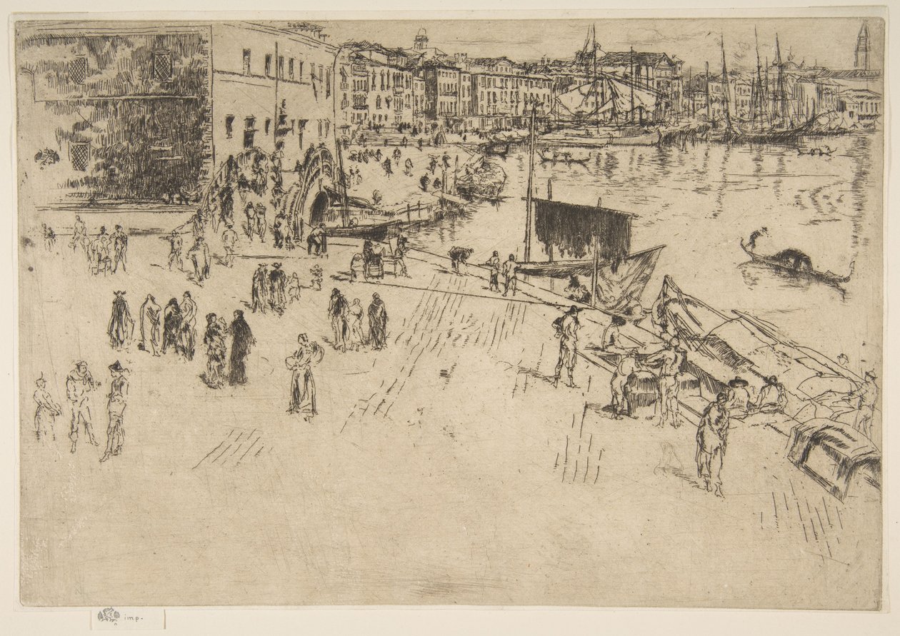 Riva, nr. 1 av James McNeill Whistler