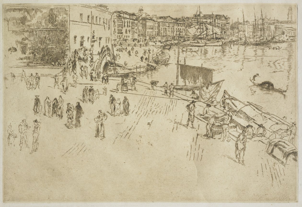 Riva, nr. 1 av James McNeill Whistler