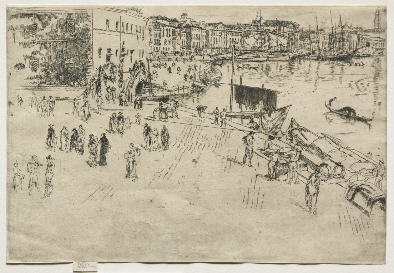 Riva, nr. 1 av James McNeill Whistler